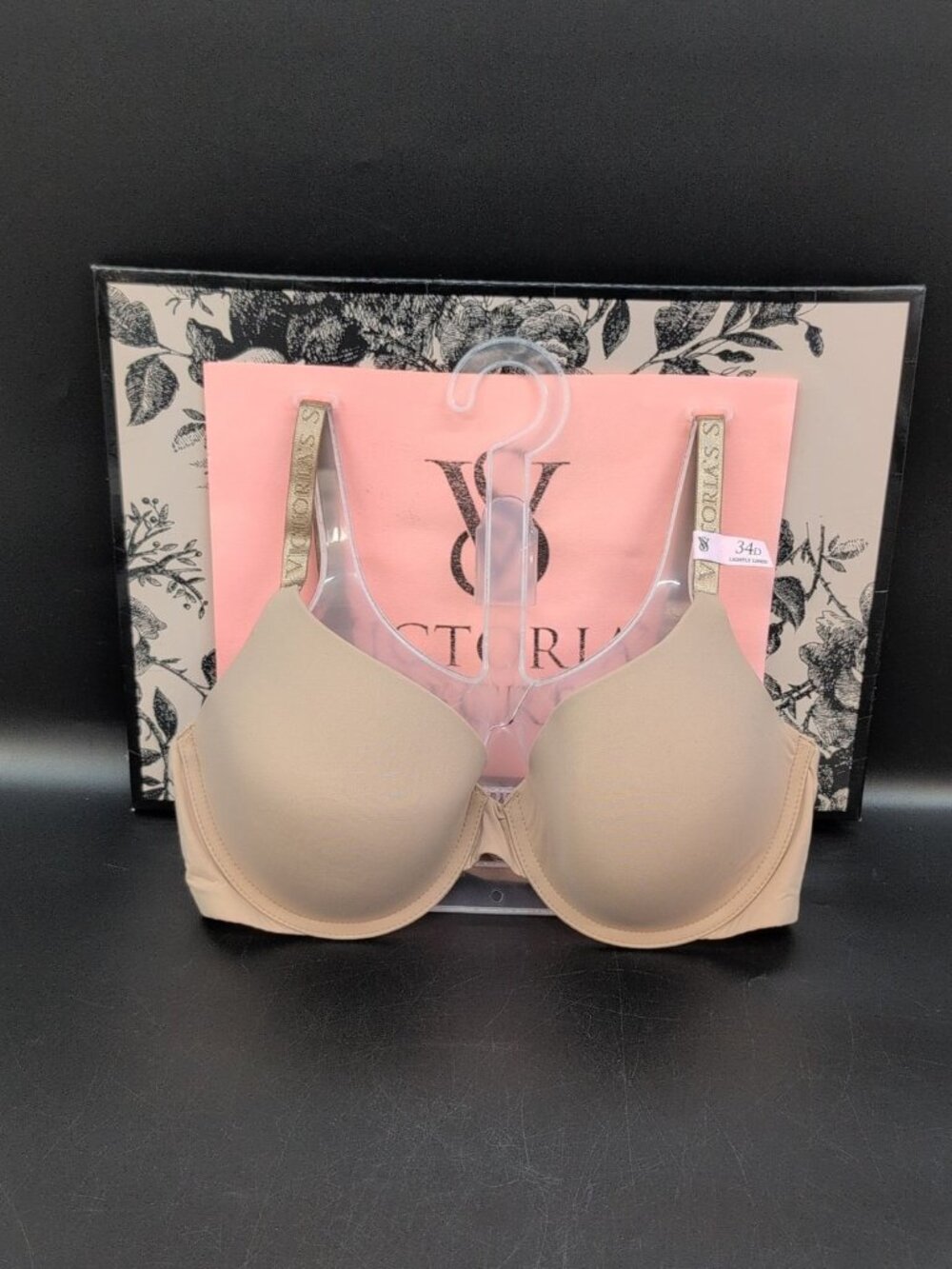 Victoria Secret The T Shirt Lightly Lined Smooth Demi Bra 34D Beige